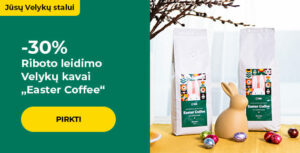Riboto leidimo Velykų kava „Easter Coffee“