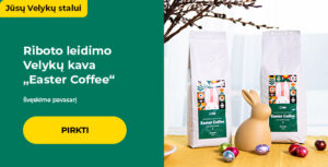 Riboto leidimo Velykų kava „Easter Coffee“