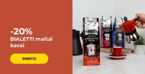 -20% BIALETTI maltai kavai