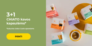 3+1 CHIATO kavos kapsulėms*