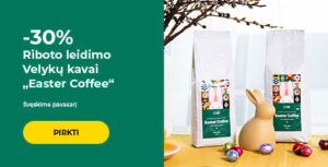 "-30% Riboto leidimo Velykų kavai „Easter Coffee“"