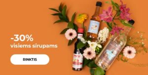 -30% visiems sirupams