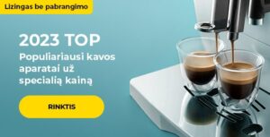 Populiariausi kavos aparatai už specialią kainą