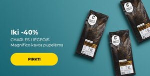 Iki -40% CHARLES LIÉGEOIS Magnifico kavos pupelėms