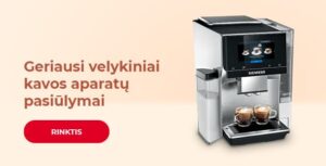 Geriausi velykiniai kavos aparatų pasiūlymai