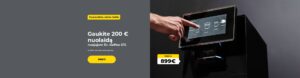 Bring old coffee machine and get a 200 EUR discount for Dr. Coffee C11