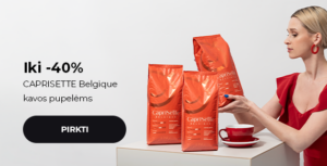 Iki -40% CAPRISETTE Belgique kavos pupelėms
