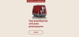 Top pasiūlymai virtuvės prietaisams