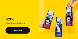 -20% Bialetti maltai kavai