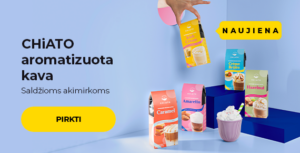 "NAUJIENA! CHiATO aromatizuota kava "