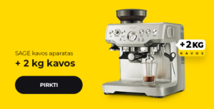 SAGE kavos aparatas + 2 kg kavos