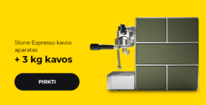 Stone Espresso kavos aparatas + 3 kg kavos