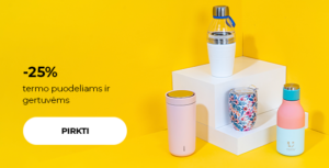 -25% termo puodeliams ir gertuvėms