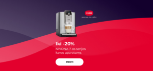 Iki -20% NIVONA 7-os serijos kavos aparatams