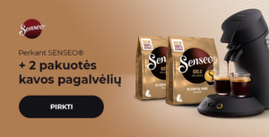Perkant SENSEO® + 2 pakuotės kavos pagalvėlių dovanų
