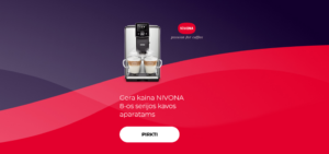 Gera kaina NIVONA 8-os serijos kavos aparatams