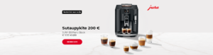 "Ypatinga kaina JURA E8 Piano Black € 1099 €1299"