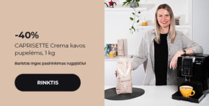 -40% CAPRISETTE Crema kavos pupelėms, 1 kg