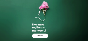 "Dovanos mylimam mokytojui "