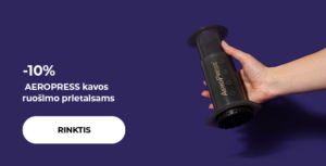 -10% AEROPRESS kavos ruošimo prietaisams