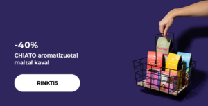 -40% CHiATO aromatizuotai maltai kavai