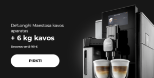 De'Longhi Maestosa kavos aparatas + 6 kg kavos