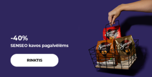 -40% SENSEO kavos pagalvėlėms