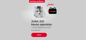 JURA Z10 kavos aparatas + pieno šaldytuvas 0,6 l