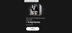 De'Longhi Maestosa kavos aparatas + 6 kg kavos