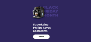 Superkaina Philips kavos aparatams
