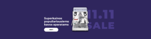 Superkainos populiariausiems kavos aparatams