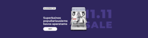 Superkainos populiariausiems kavos aparatams