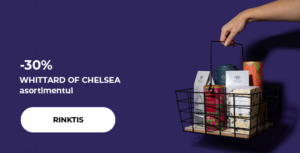 -30% WHITTARD OF CHELSEA asortimentui