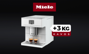 MIELE kavos aparatai + 3 kg kavos