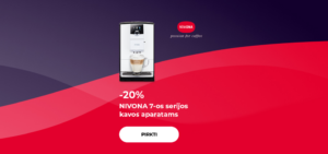 -20% NIVONA 7-os serijos kavos aparatams