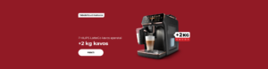 PHILIPS LatteGo kavos aparatai + 2 kg kavos