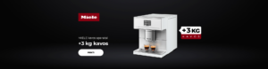 MIELE kavos aparatai + 3 kg kavos