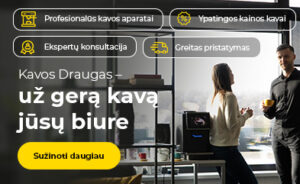 Kavos Draugas – už gerą kavą jūsų biure
