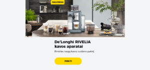 De'Longhi RIVELIA kavos aparatai