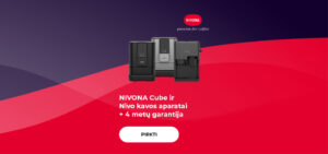 NIVONA Cube ir Nivo kavos aparatai + 4 metų garantija