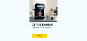 Siemens kavos aparatai