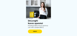 DeLonghi kavos aparatai